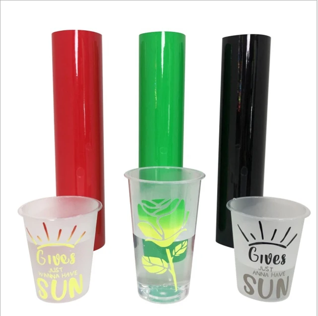 Hot Sensitive Color Changed Vinyl PET for Crafts Lettering Signs DIY Cup  Bottle  Stickers