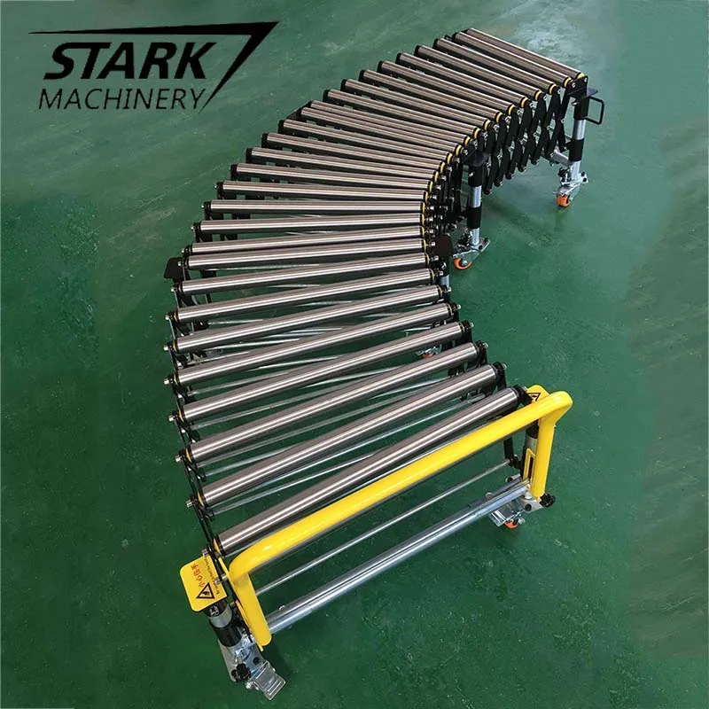 Fast Delivery Telescopic Flexible  Expandable Motorized Roller Conveyor