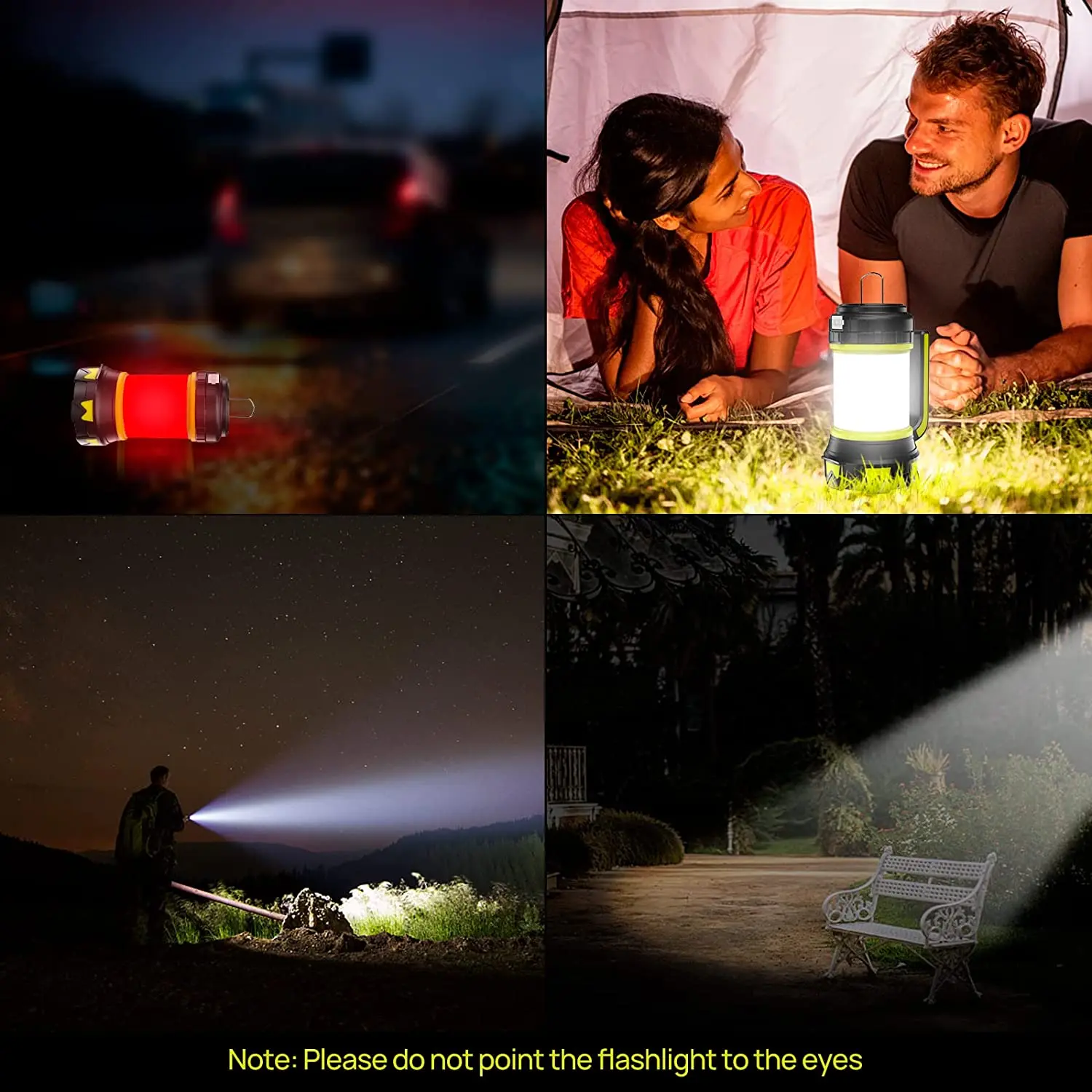 New Portable Multifunctional Super bright 4 modes Rechargeable Led Camping Lantern Light For Hiking Emergency Or Home Using