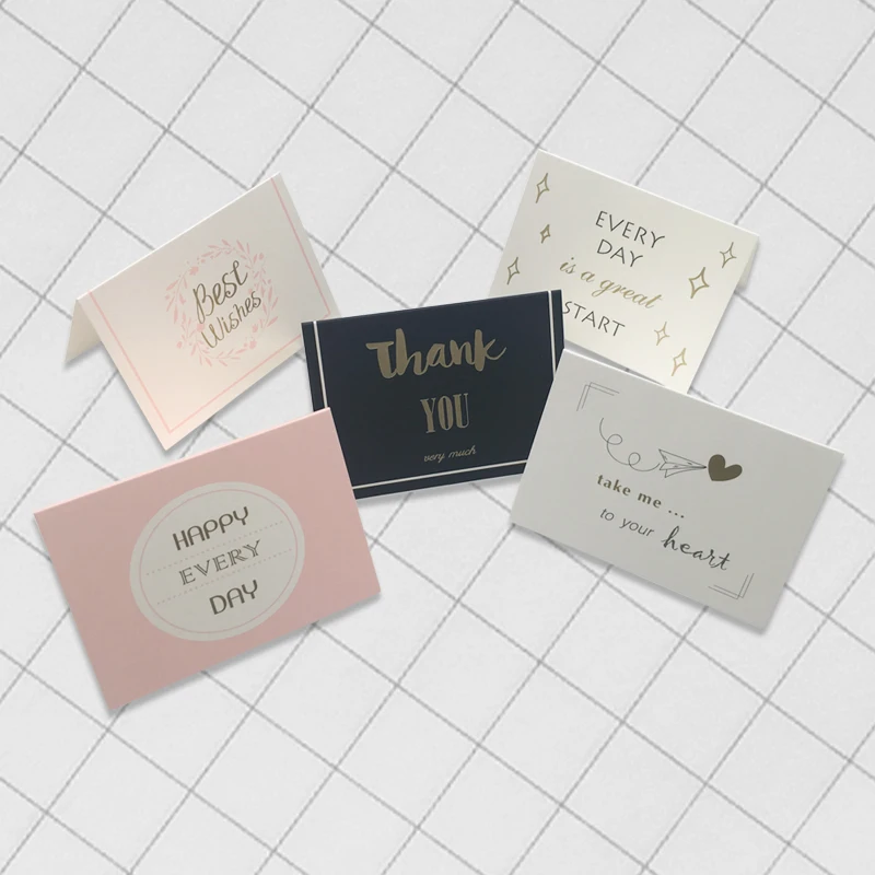 
Factory wholesale promotion cheap Multi-Color custom delicate greeting card 