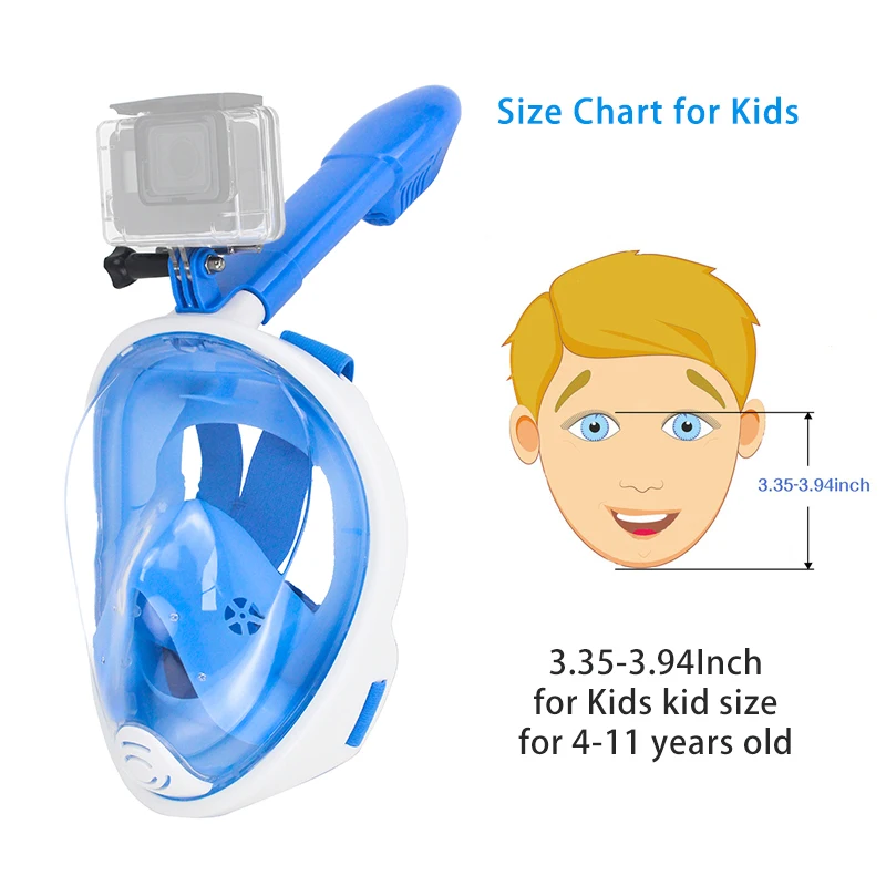 mask full face snorkel Diving Mask Underwater Anti Fog Full Face Snorkeling Mask Unisex Swimming Snorkel Diving Equipment