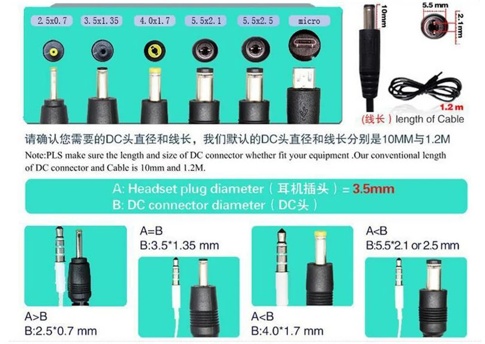 High quality output 12v 6A 72W ac dc laptop desktop switch power adapter for LED lighting