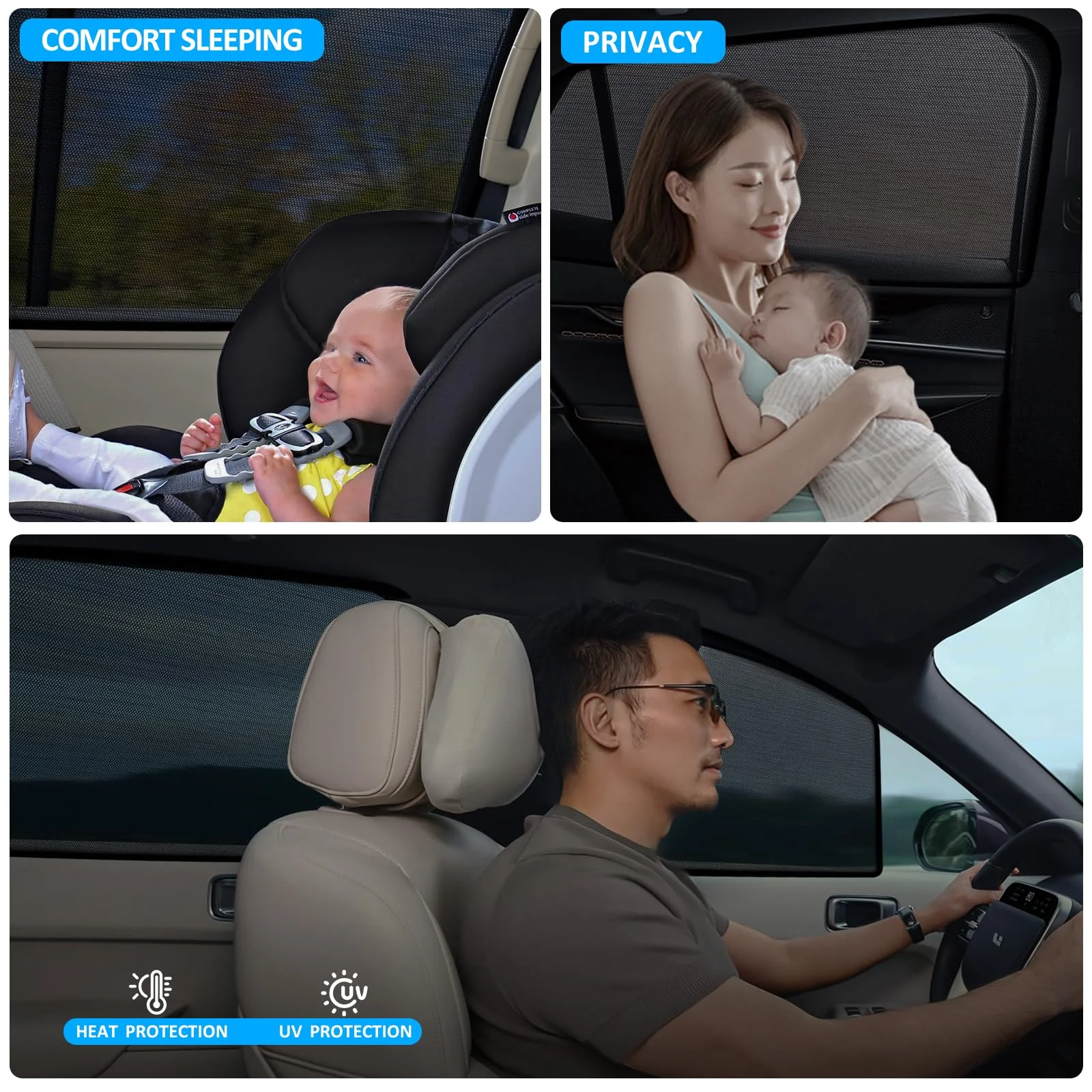 car side window sunshade baby foldable magnetic car side sunshade for TOYOTA lande cruiser prius car window sunshade curtain