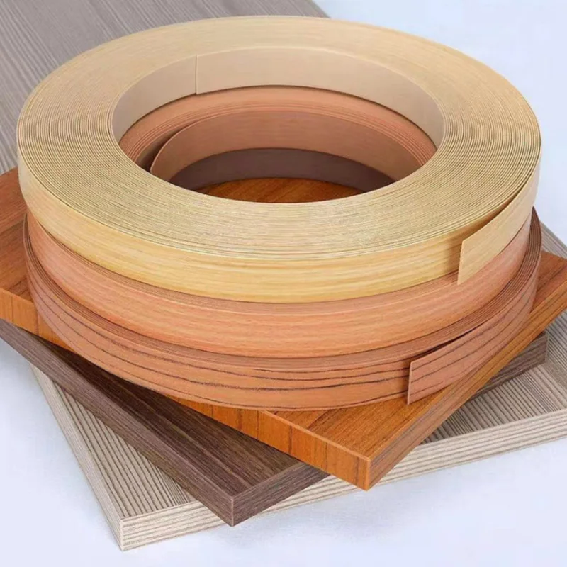 Cheapest Price High Quality Board Golden Color PVC MDP Edge Banding Tape Banding Edge in Sale for Furniture