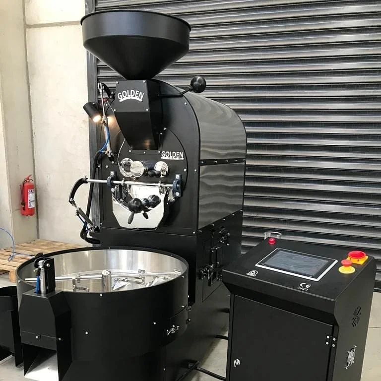 
GR20 Golden Coffee Roaster 20KG Batch Capacity Coffee Bean Roasiter Machine LPG/Propan/Natural Gas Heating Source 