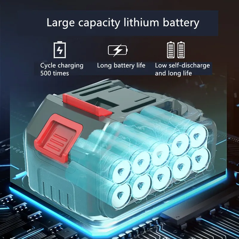 WHAMX 21v cordless garden Electric Cordless Lithium battery tree hedge trimmer