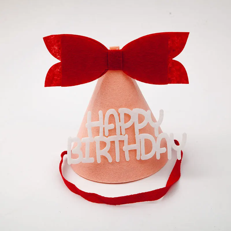 Happy Birthday party hats with multi pieces DIY elements colorful party decoration supplies for kids birthday party