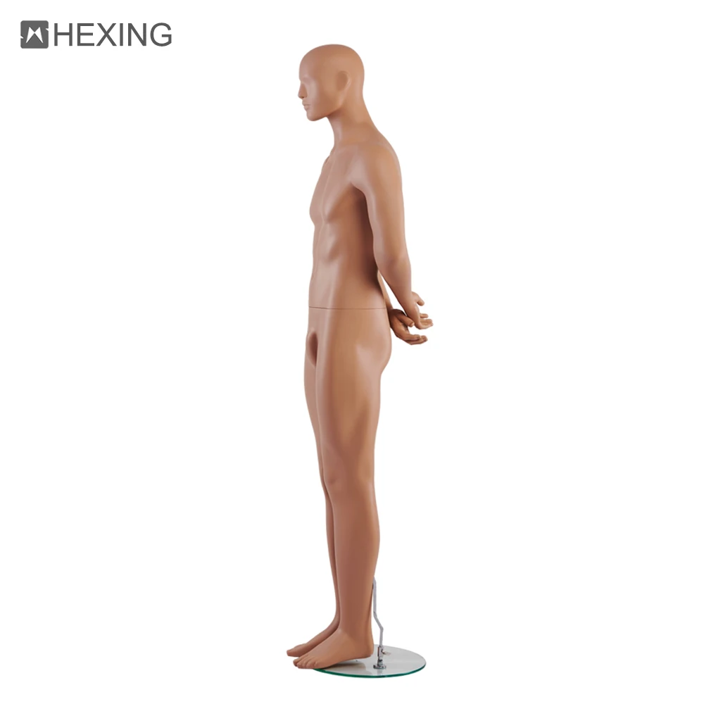 Realistic Fiberglass Tall Men Realistic Stand Male Dummy Mannequin