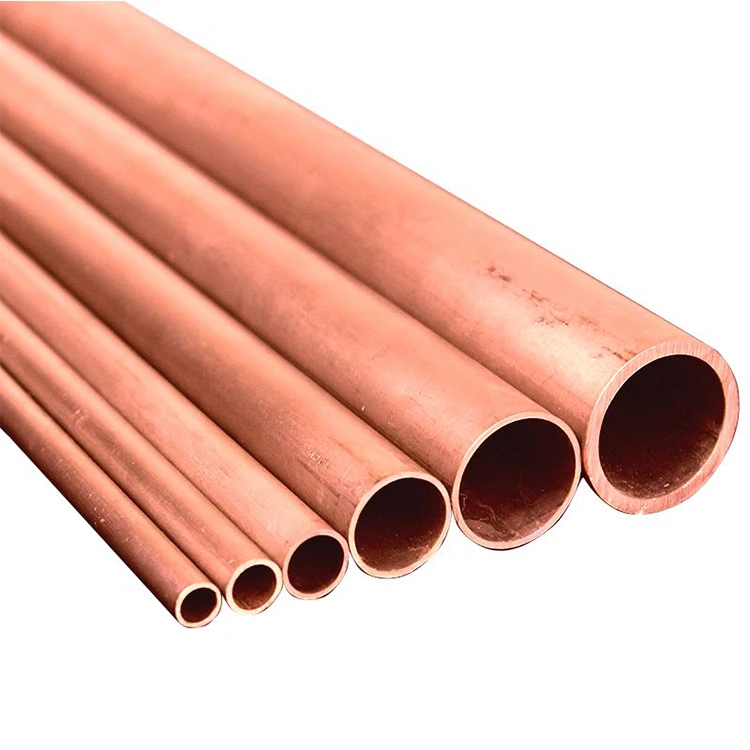 High quality, wholesale and cheap twisted copper pipe smooth surface copper pipes 5 inch copper pipe