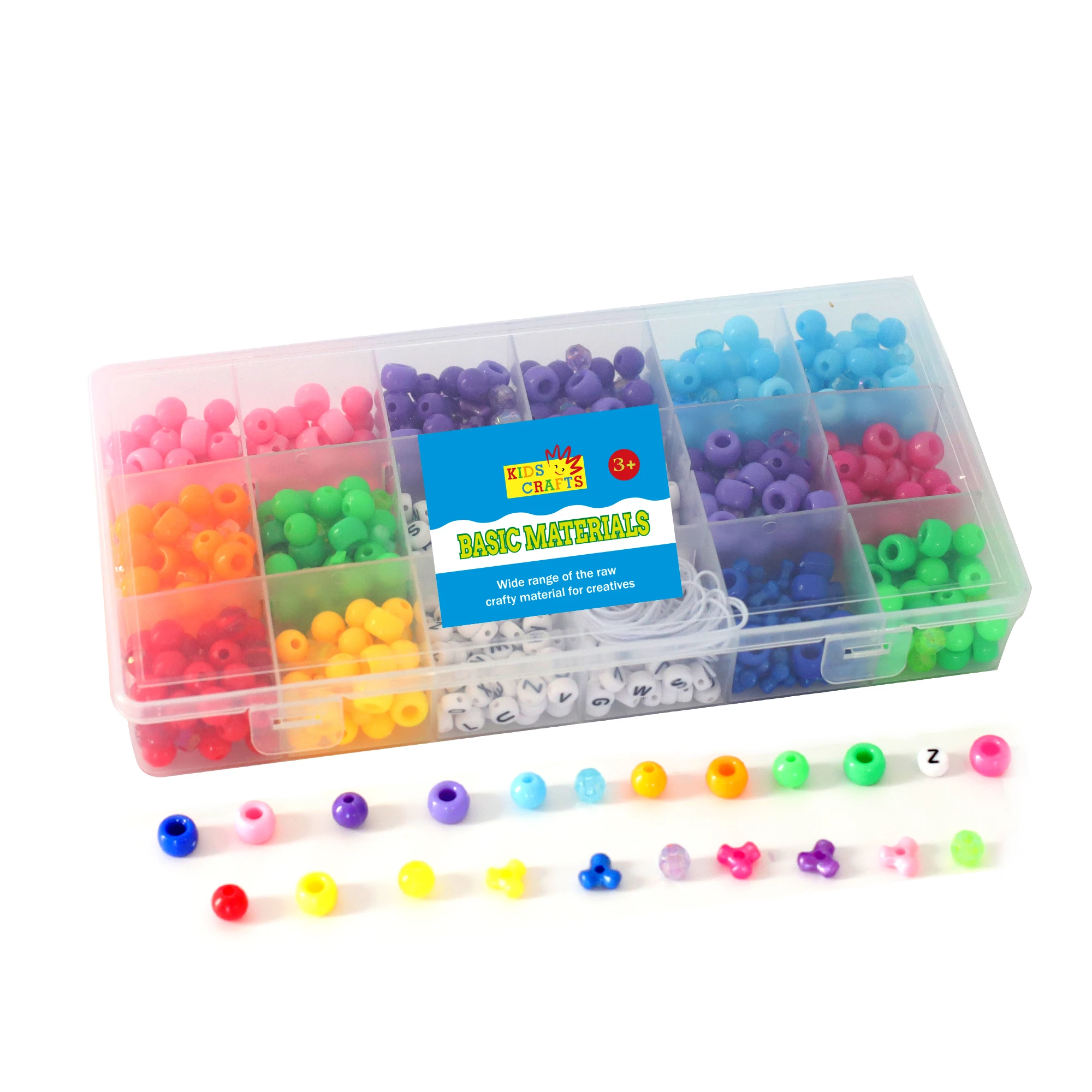 Creatistics Alphabet & Rainbow Beads - Box of 900