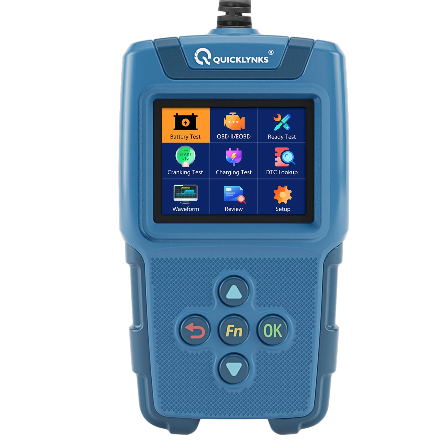Автомобильный диагностический инструмент 2-в-1 анализатор двигателя OBD2 сканер тест батареи Высокоточный высокотемпературный BA670