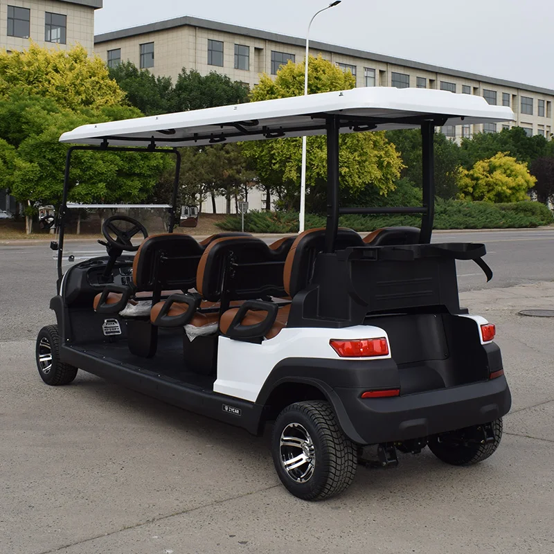 ZYCAR  electric golf car Multifunctional 6 person electric sightseeing golf cart for Resort Use