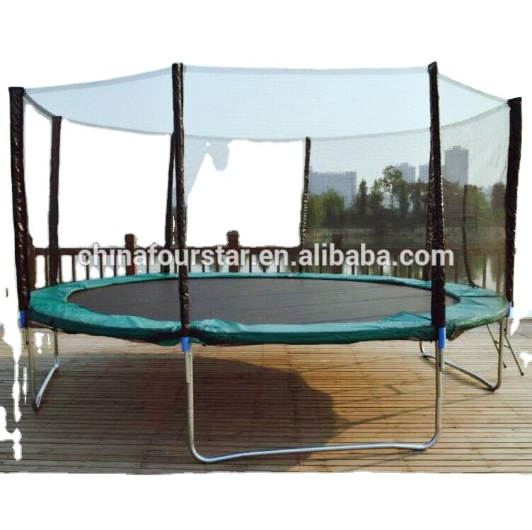 Fourstar 12FT round outdoor gymnastic trampoline with safety net