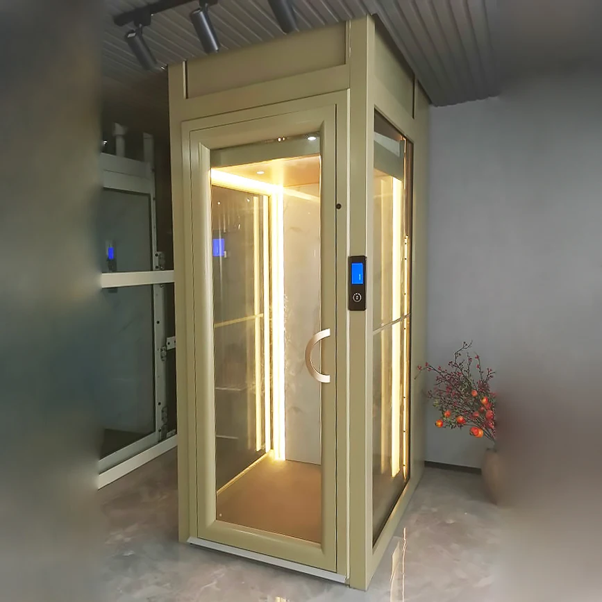 Electric Mini Home Elevator Stair Lift Remote Lift For Disabled
