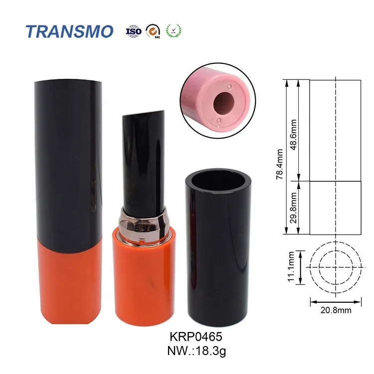Eco friendly lip balm packaging lipstick case private label lip balm container poured custom lipstick tube