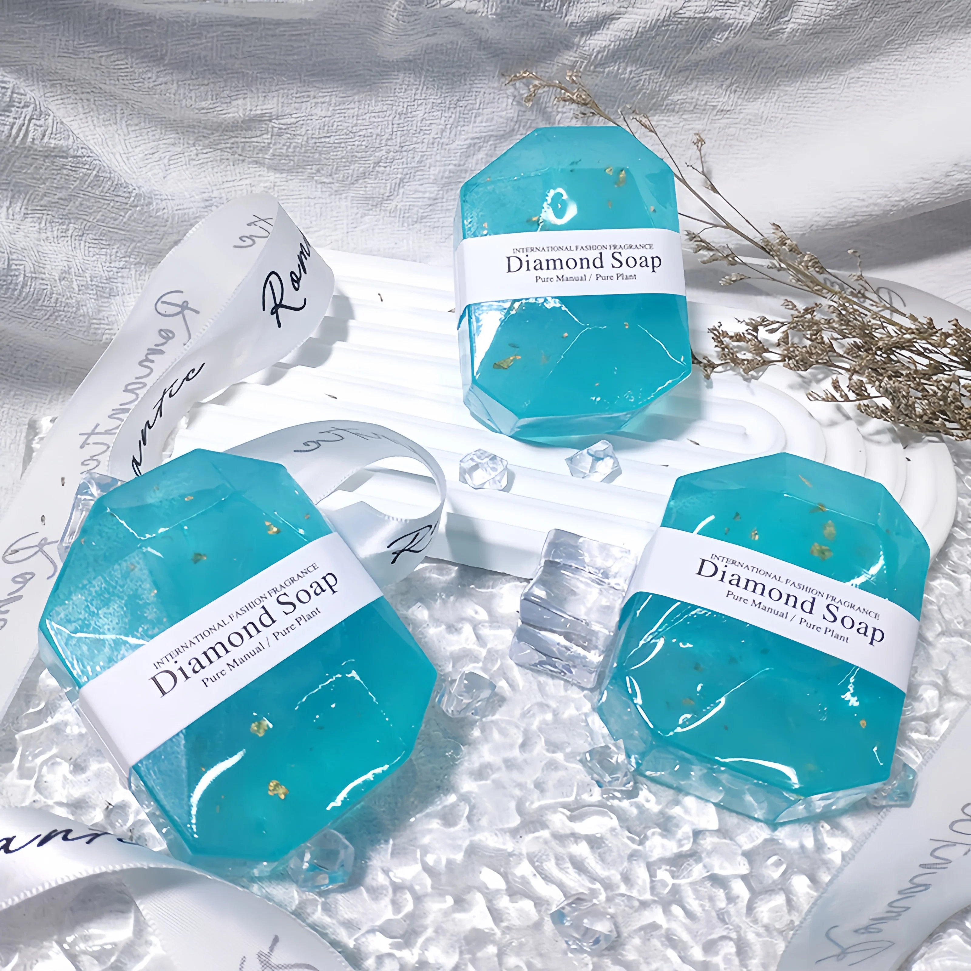 Natural Shea Butter Olive Oil Gold Foil Soap Coconut Coffee Goat Milk Soap Essential Oil 24K Gold Oatmeal Face Bath Body Soap