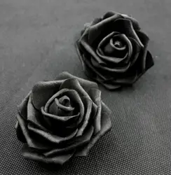 DIY Real Touch 3D Artificial Foam Rose Head Without Stem for Wedding Party Home Decoration