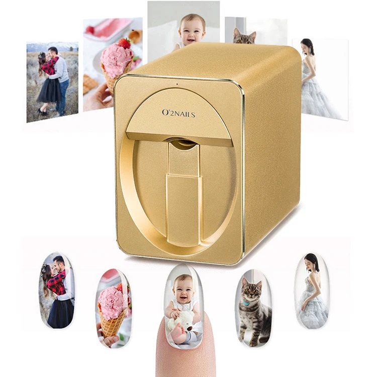 Профессиональный автоматический мобильный 3D-принтер для рисования ногтей, цифровой фотопринтер для дизайна ногтей