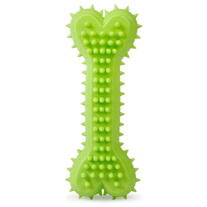 Dog Chew Toy Bone Durable dog chew toy for juguetes para mascotas Teeth Cleaning, Rubber Toothbrush Stick PET chew toy for dogs