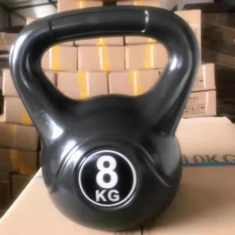 Dinuo Gym Cement Kettlebell Weights Set Weightlifting Equipment Men/Women Custom Kettlebell for Body Workout