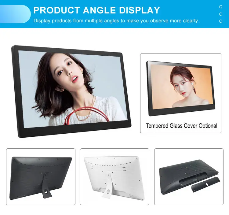 21 5 Дюймов поезд телевидения ТВ ЖК Ресторан шельфа реклама рамки доска с Тотем видео