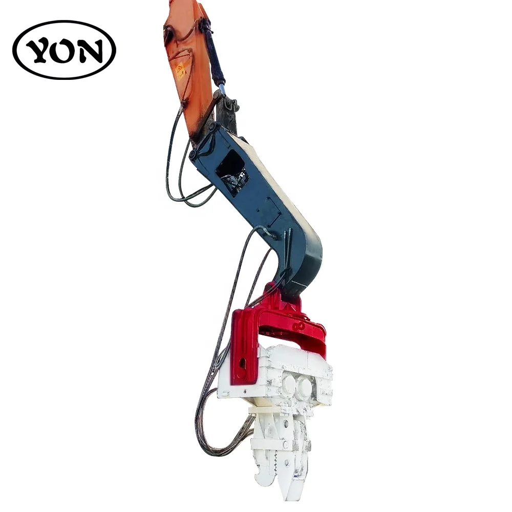 free shipping fast delivery excavator type hydraulic press pile machine