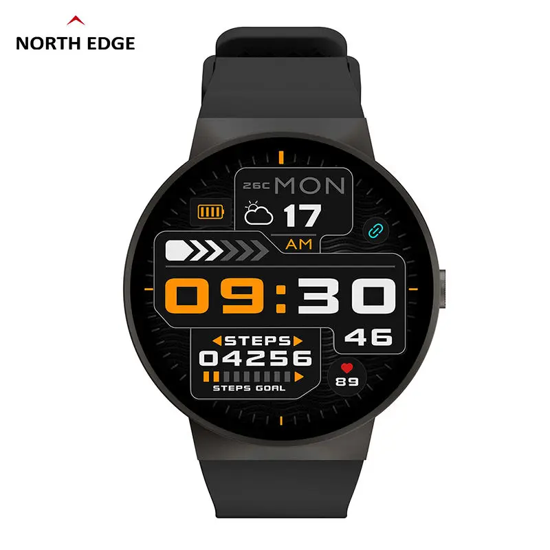 NORTH EDGE NL78 PRO Smartwatch1.39inch мужские и женские умные часы фитнес-трекер Android iOS