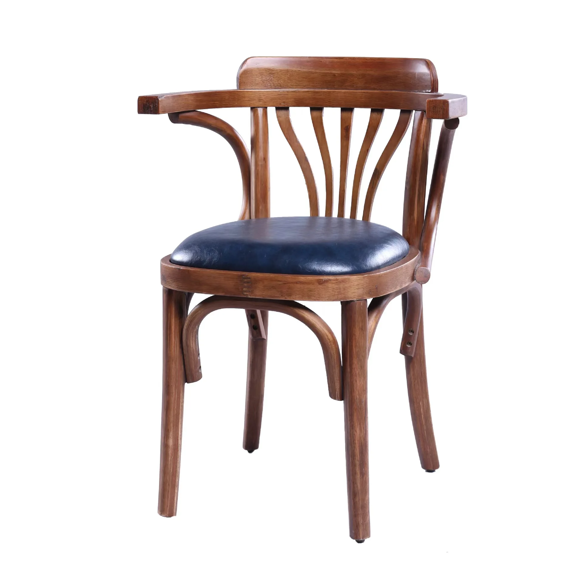 light luxury Retro Industrial American Restaurant Sets Vintage Style Wooden Dining Table And Chair Cafe Solid Wood Chairs Set