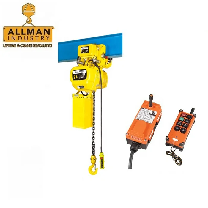 1 Ton Electric Chain Hoist 220V Electric Chain Hoist with Trolley