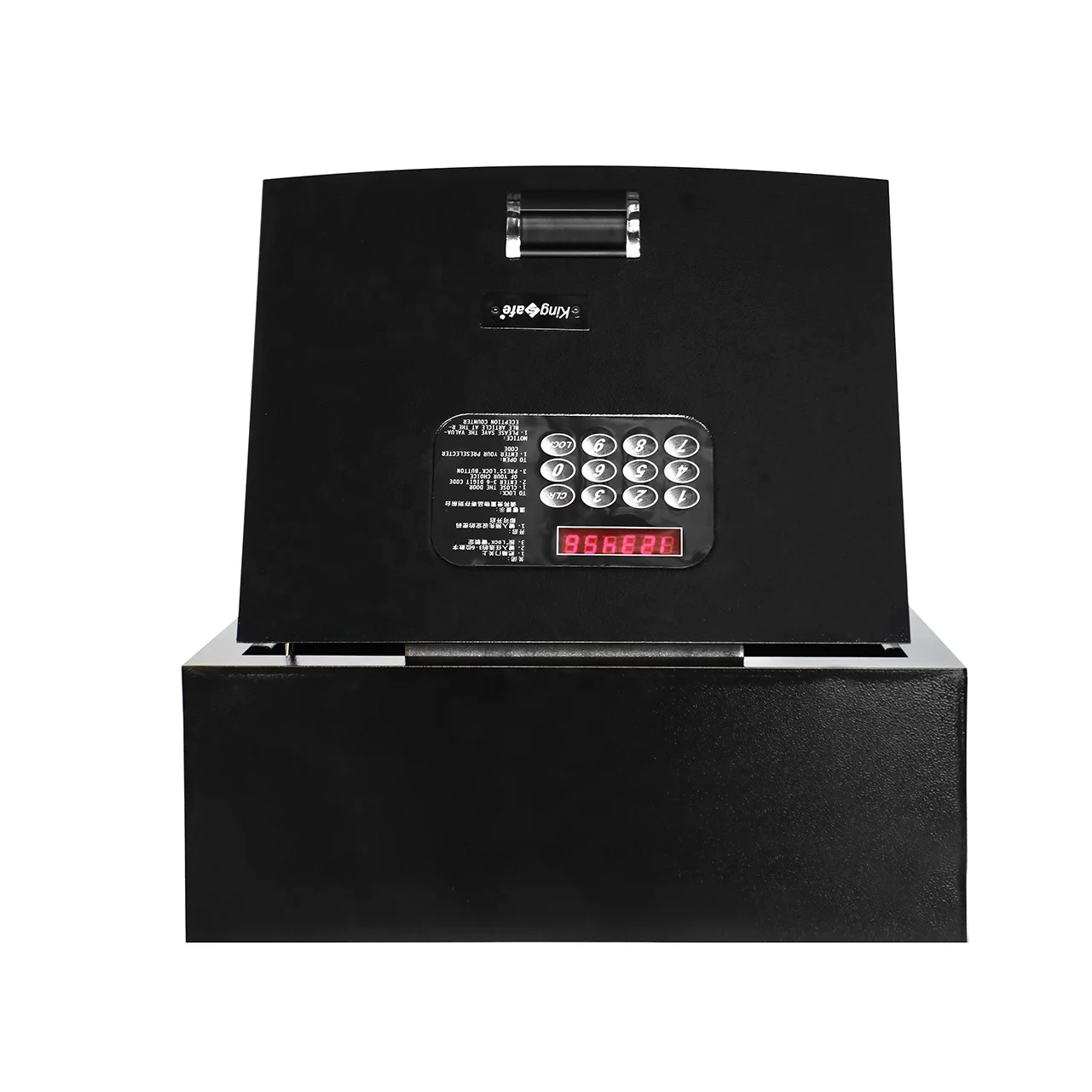 Electronic 15 inch laptop size safe digital hotel room safe box with master passwords