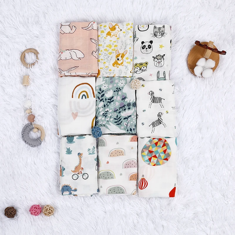 Washable Reusable Baby Diapers Baby Muslin Cloth Reusable Diapers