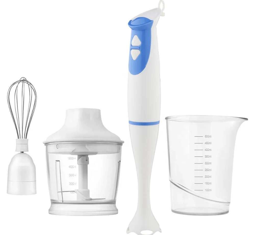 Portable Household Kitchen Multi-Function Immersion Stick Blender Electric Power Source Baby Food Fresh Fruit Grinding Mixing