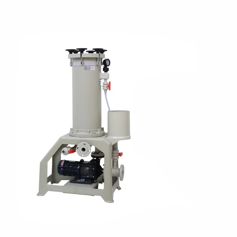 HF Activated carbon treatment chemical Filter Unit with filter paper high pressure chemical filter