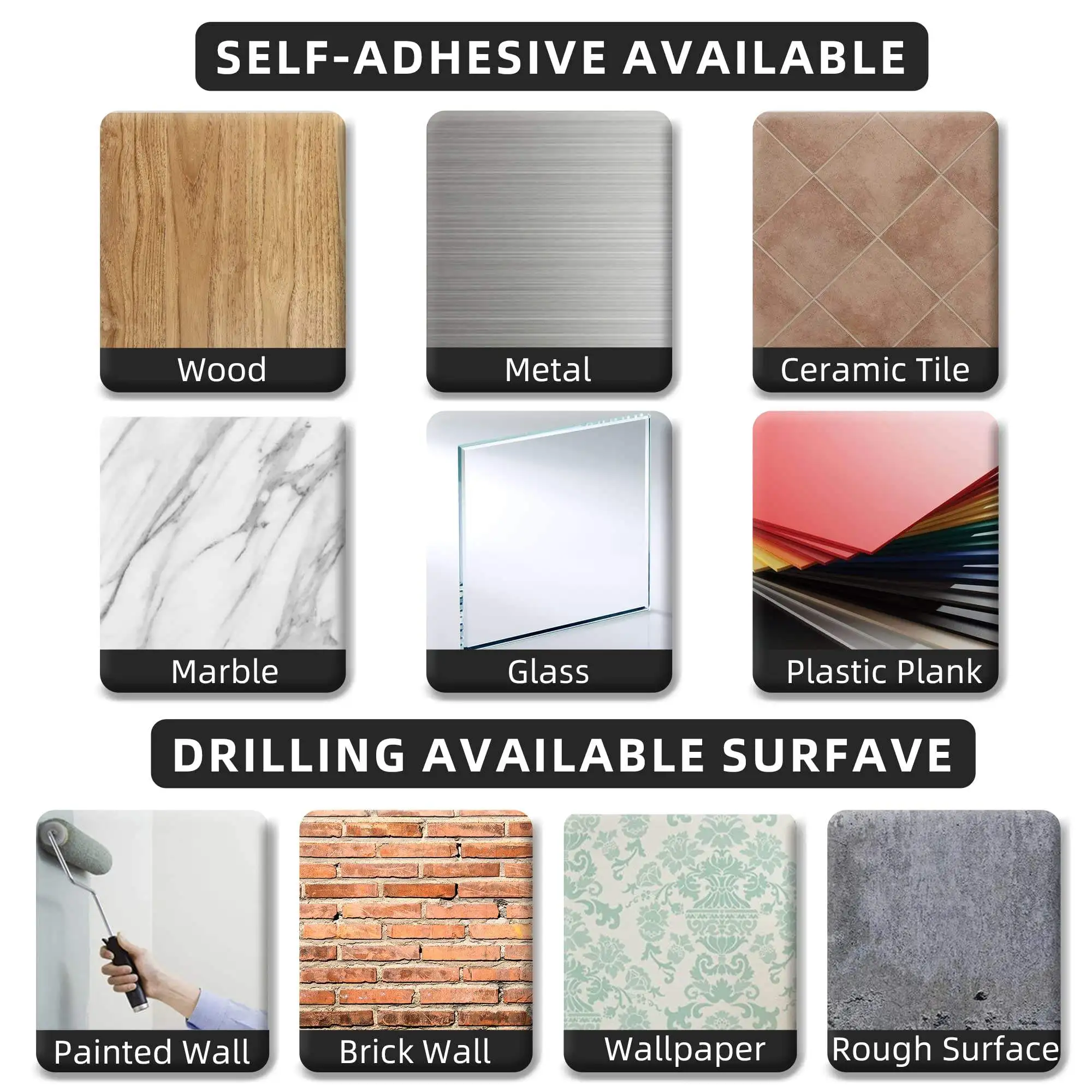 Matte Black Paper Towel Rack Under Cabinet for Kitchen Upgraded Aluminum Kitchen Roll Holder Paper Towel Holder