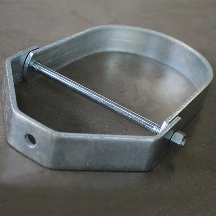 Factory Wholesale Steel Conduit Pipe Clamp Metal HDG Custom 3-1/2' Clevis Hanger