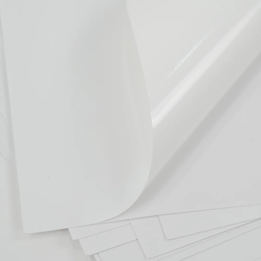 A4 Vinyl Inkjet Sheet Adhesive Printable Custom Gloss A3 A4 Sublimation Stick Vinyl For Printer Waterproof Self Sticker Paper
