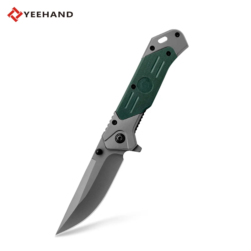 Popular 3CR13 G10 Handle folding pocket multitool knife