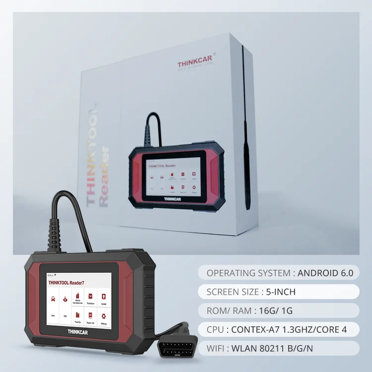 THINKTOOL Reader 7 scan max DIY tool OBDII scanner car tool thinktool mini 7 system xtool x100 pro2 scan pad
