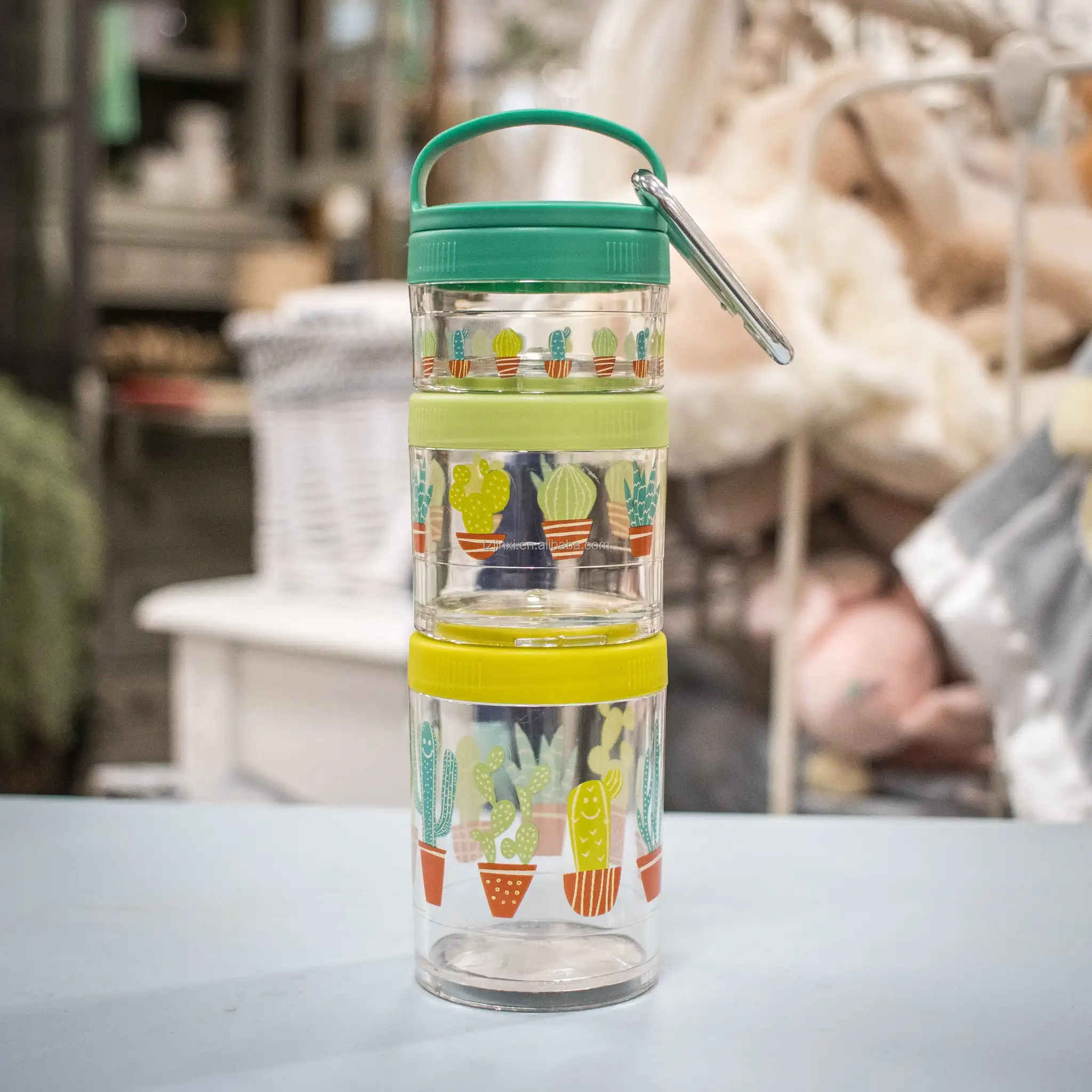 Kitchen Canisters Plastic Snack Kocher Set Perfect for On-the-Go Snacking