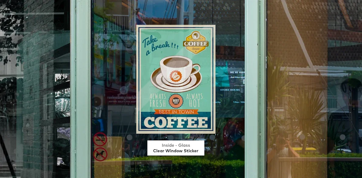 High quality and customization beautiful advertising/window decal/sticker for decoration