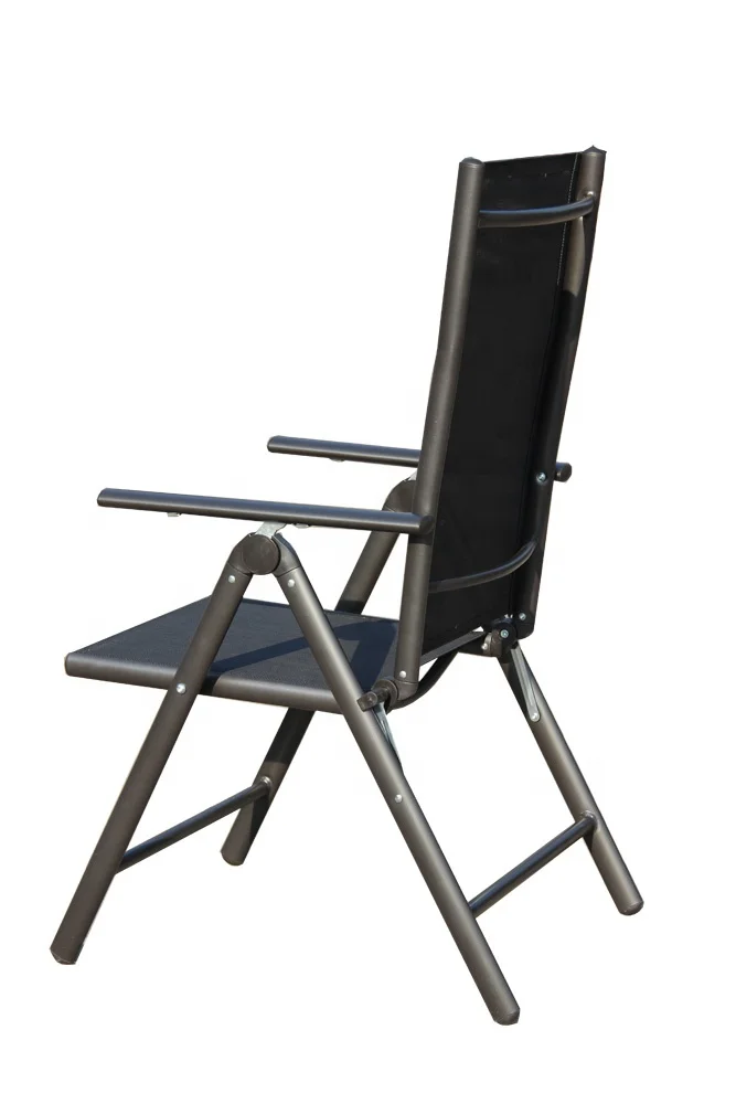 outdoor aluminum most comfortable folding chair with armrest