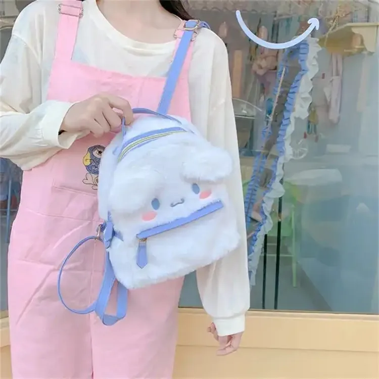 Jm Kt My Melody Pompompurin Cinnamoroll  Backpack Cute Bag Soft Girl Stuffed Animals Loungefly  Backpacks