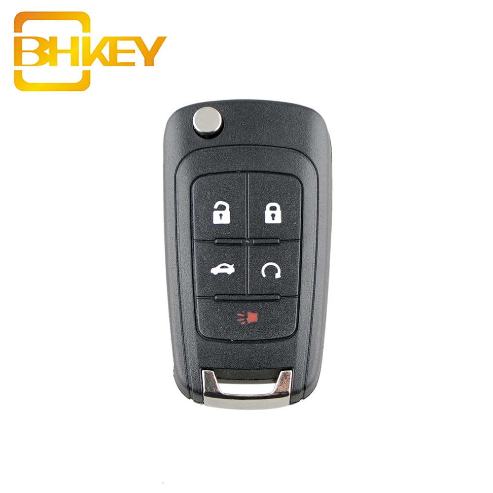 5 Buttons Car Flip Entry Remote Key Case Shell Cover For Chevrolet Aveo Cruze Camaro Equinox Impala Malibu Sonic