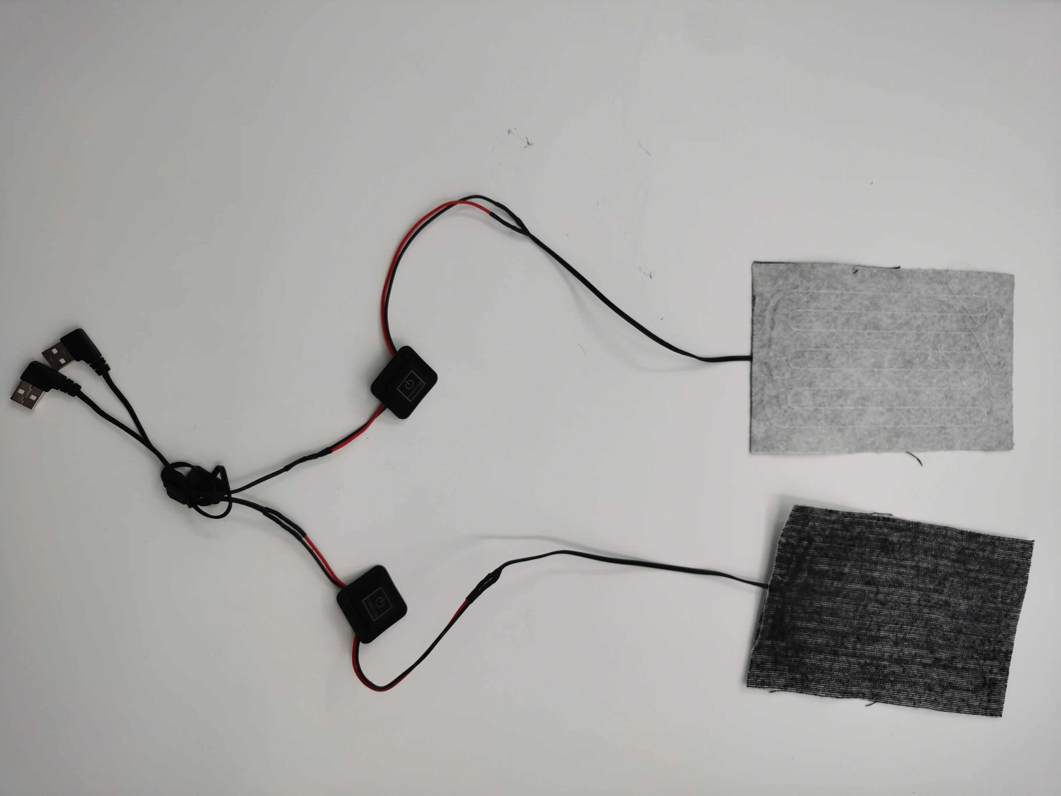 Электрические греющие подушки с USB-батареей китайская профессиональная фабрика 12 В/7 4 В/5 В нагревательные капюшоном для зимней куртки черного цвета