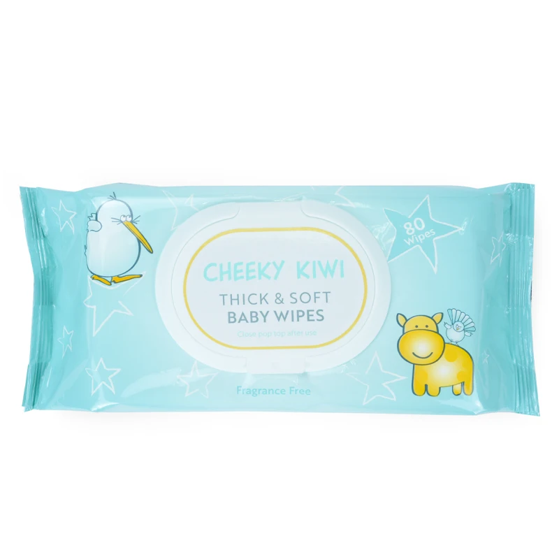 Baby Wipes Wipe Tissue Cotton  Non-woven Hand Mouth Cleaning 80pcs Water Wipes Sensitive Newborn Biodegradable Unscented