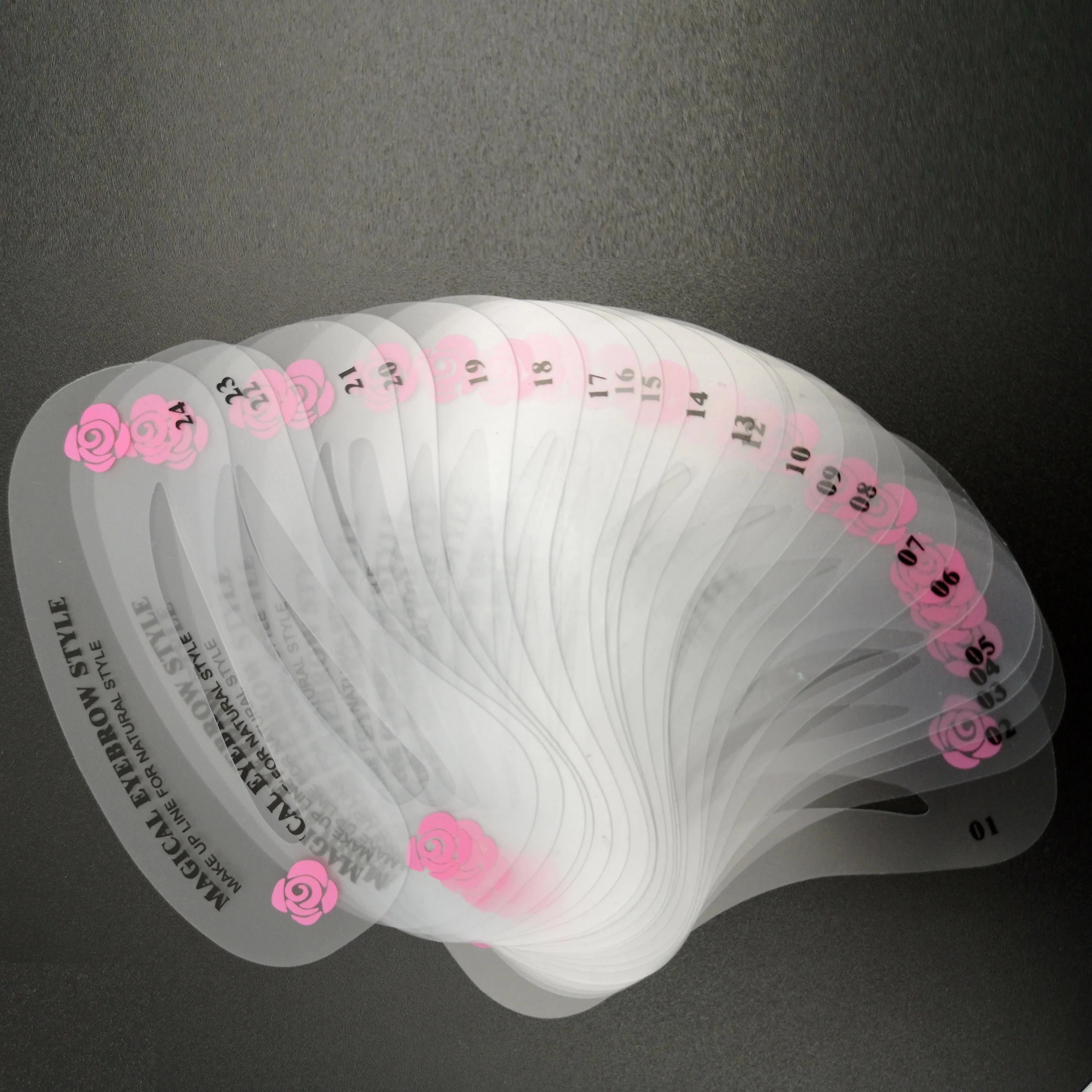 
Makeup Accessories Tools Wholesale Eyebrow Stencils Template Kit Eyebrow Shaping Stencils 