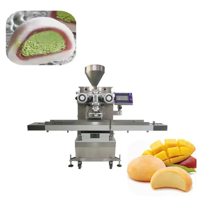 Beikn automatic mochi encrusting machine daifuku maker tray arranging machine sweet mochi ball forming machine