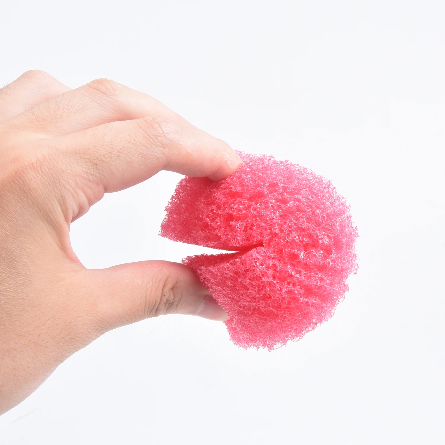 2024 New Second Generation Household cleaning Bee-Shaped Scrub temperature sensitive Sponge Premium PU Material for Kitchen