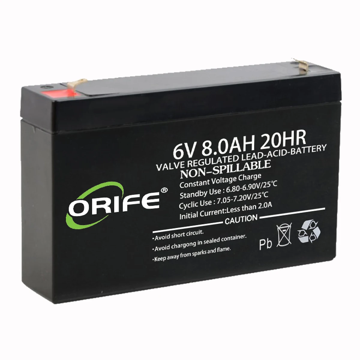 ORIFE custom inverter vrla manufacturers sealed lead acid 7ah 8ah 6v battery small