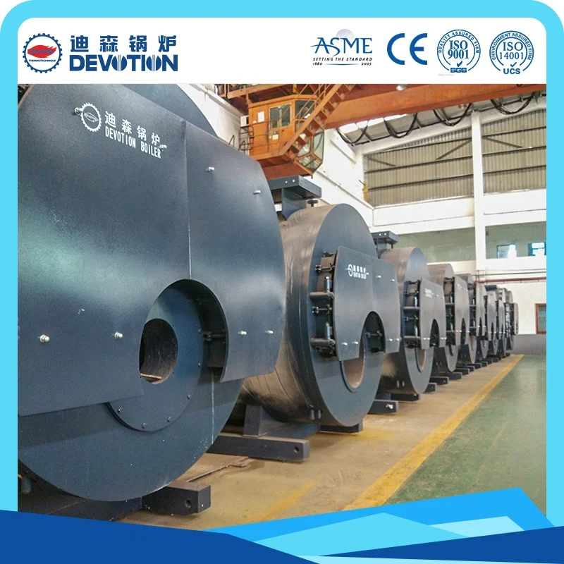 Second Hand Good Quality Special Steel Plate 10 Ton WNS Gas Oil Coal Fired Steam Boiler for Food Industry
